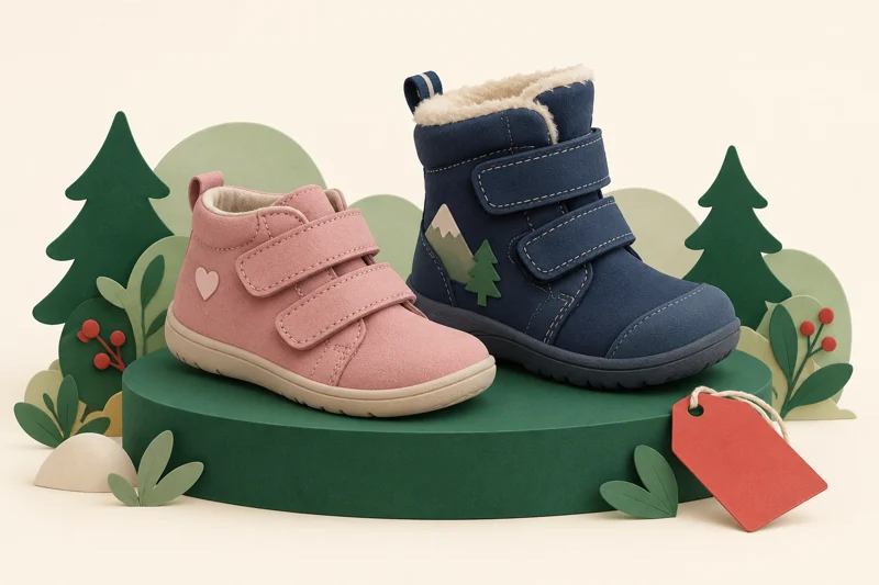 Illustration von Kinderschuhen für das FARE Outlet